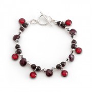 212 grenat, argent sterling