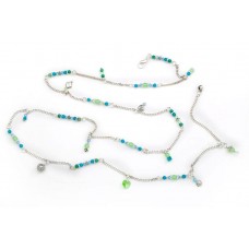 Chaine de taille turquoise